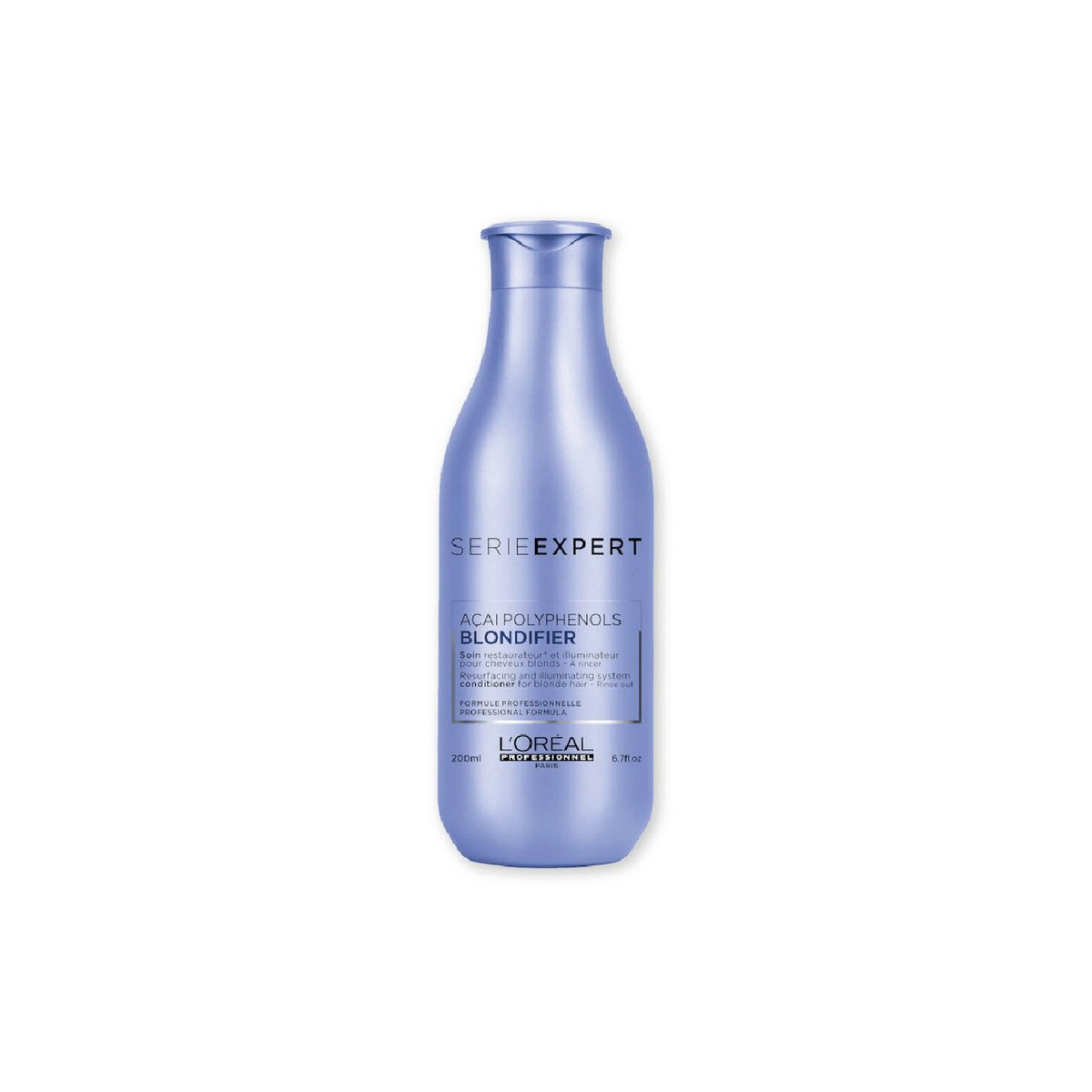 Condicionador ideal para louras com cabelo fino. Uso diário. Nutre, amacia e aumenta o brilho