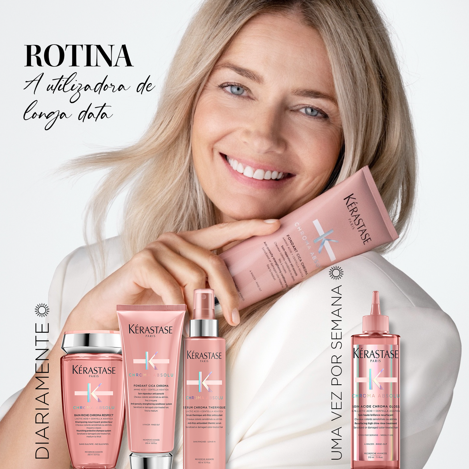 Imagem da Rotina Chroma Absolu para cabelo fino