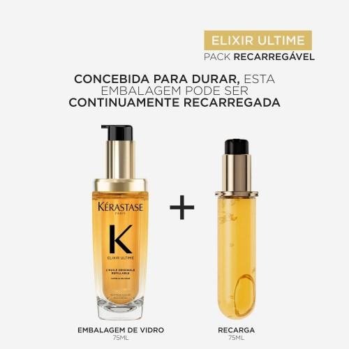 Kérastase Elixir Ultime L'Huile Originale Recarregável (75ml) - Image 4