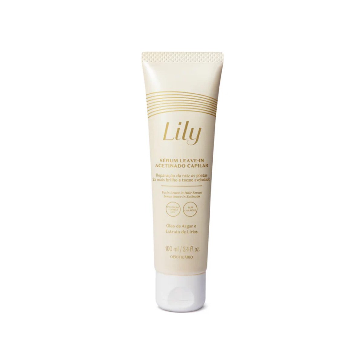 O Boticário Lily Sérum Capilar Leave-in Acetinado (100ml)