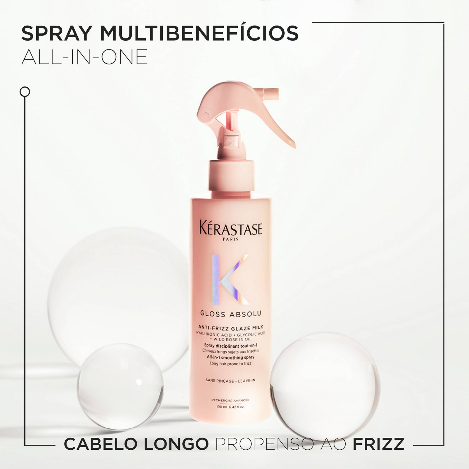 Kérastase Gloss Absolu Anti-Frizz Glaze Milk (190ml) - Image 2